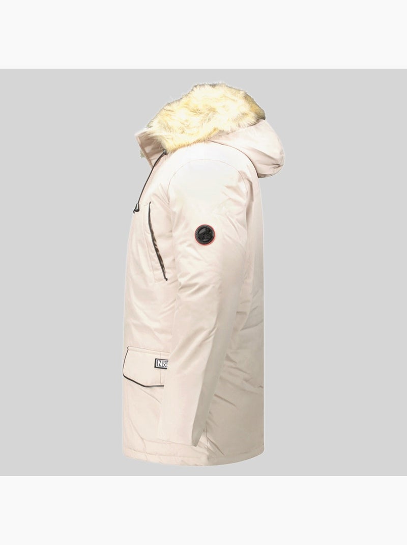 Parka com capuz claude – geographical norway Bege - Kiabi