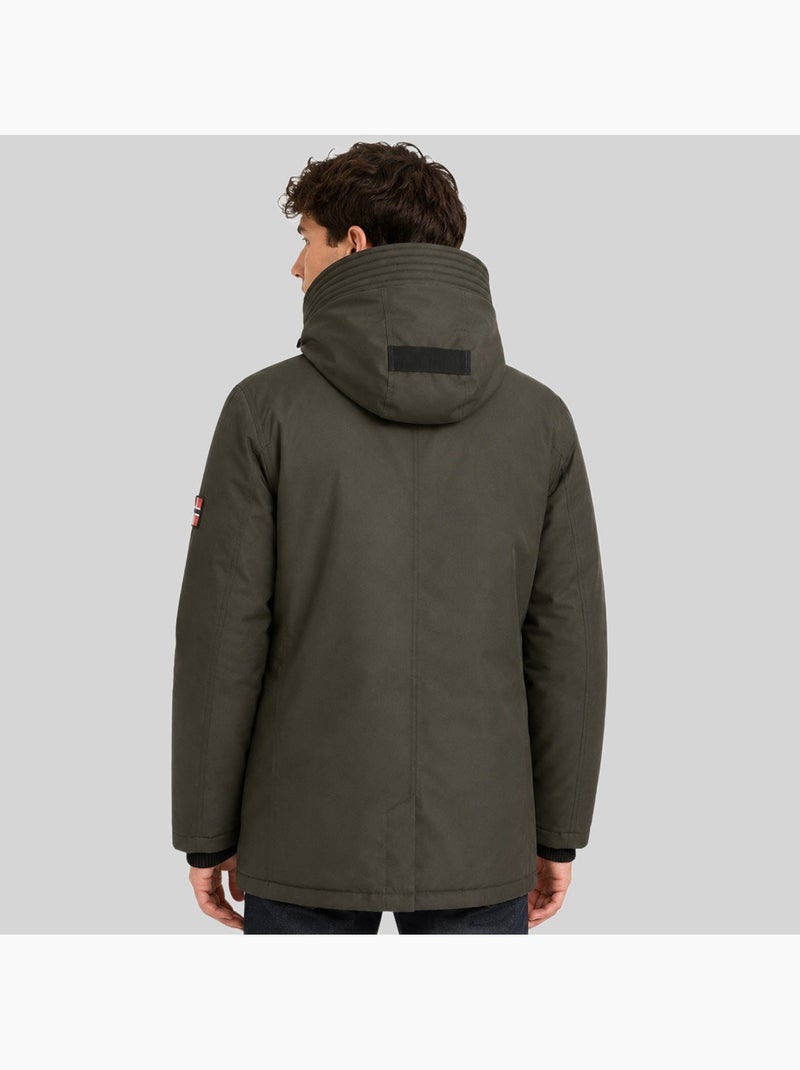 Parka com capuz claudius – geographical norway Cáqui - Kiabi