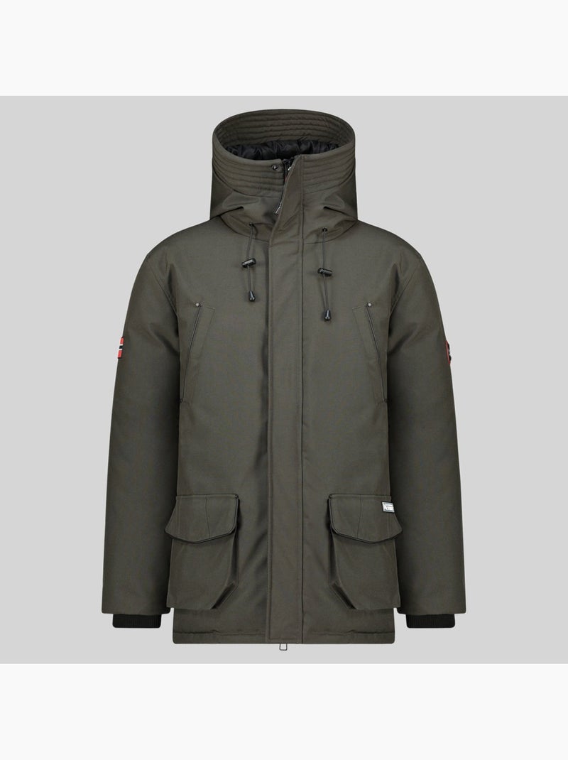 Parka com capuz claudius – geographical norway Cáqui - Kiabi