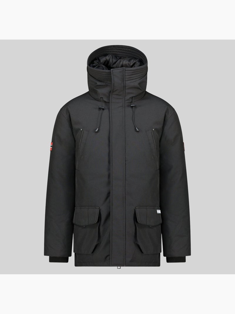 Parka com capuz claudius – geographical norway Preto - Kiabi