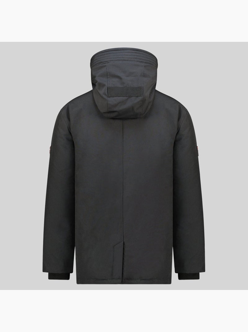 Parka com capuz claudius – geographical norway Preto - Kiabi