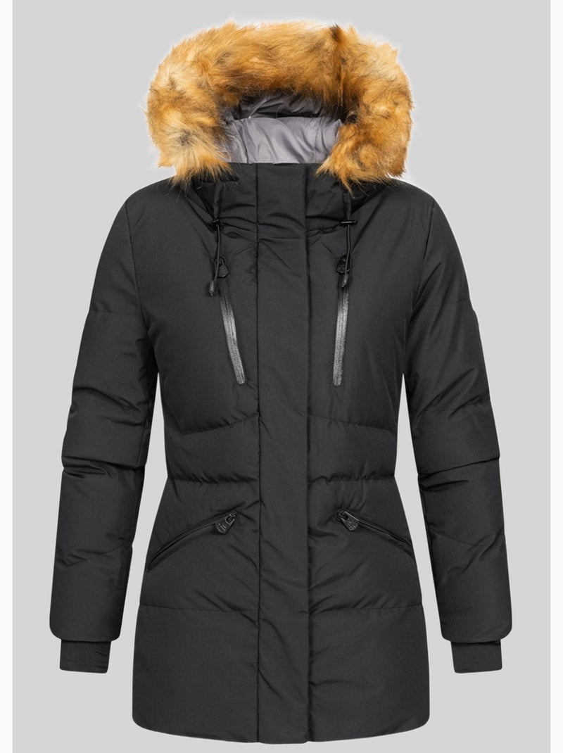 Parka com capuz crown – geographical norway Preto - Kiabi
