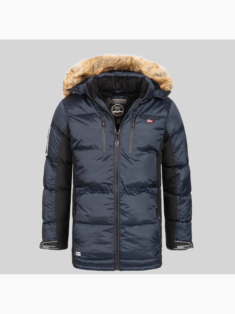 Parka com capuz danone – geographical norway Azul-marinho - Kiabi