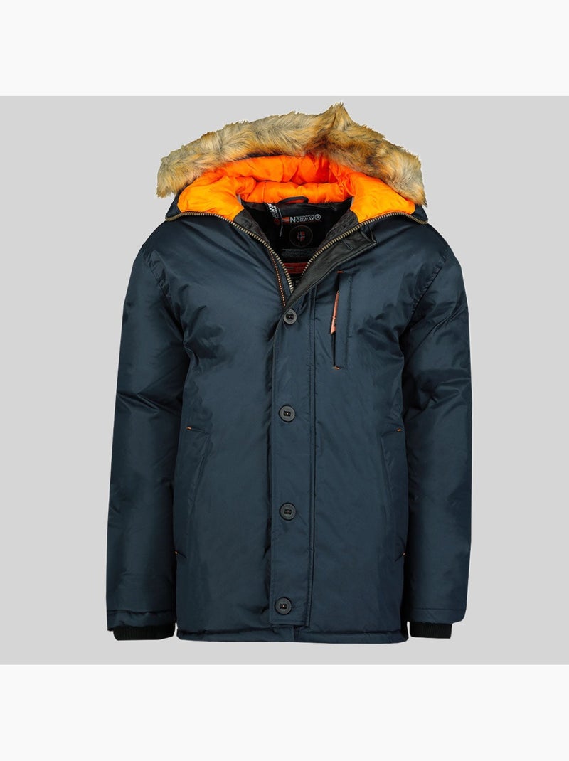 Parka com capuz darwin – geographical norway Azul-marinho - Kiabi