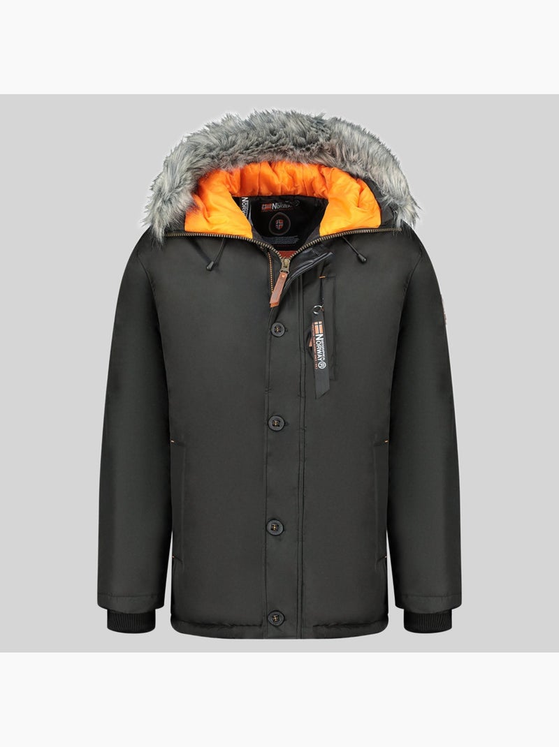 Parka com capuz darwin – geographical norway Preto - Kiabi