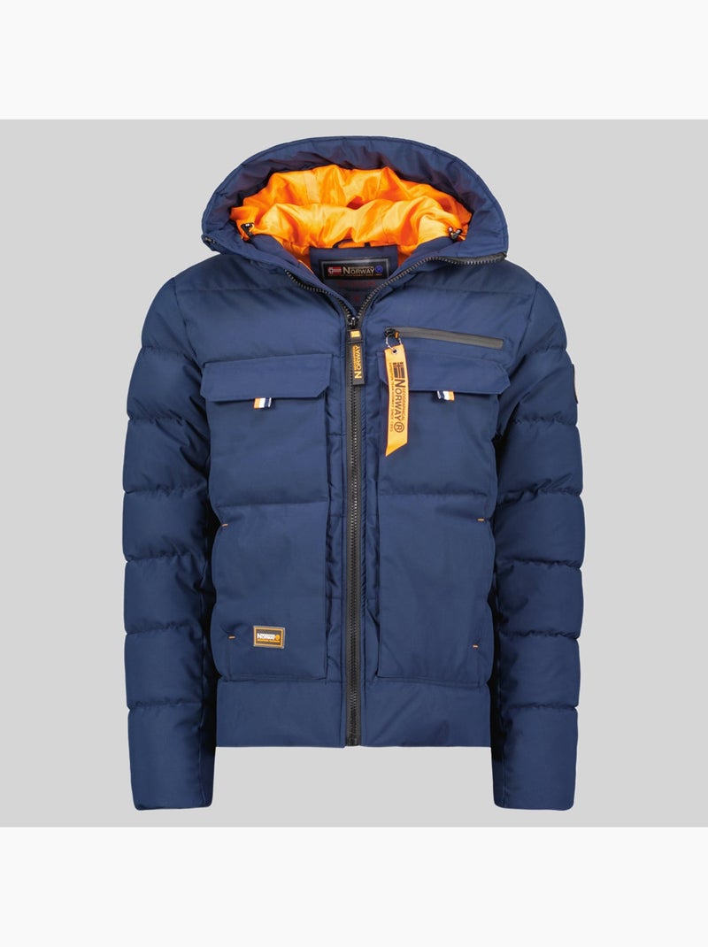Parka com capuz dosiba – geographical norway Azul-marinho - Kiabi