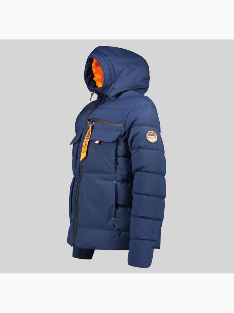 Parka com capuz dosiba – geographical norway Azul-marinho - Kiabi