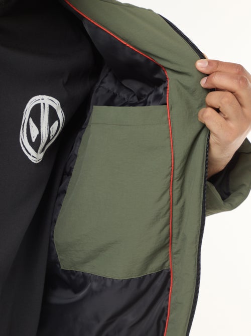 Parka com capuz e bolsos de patch com dupla entrada forrados a polar - Kiabi