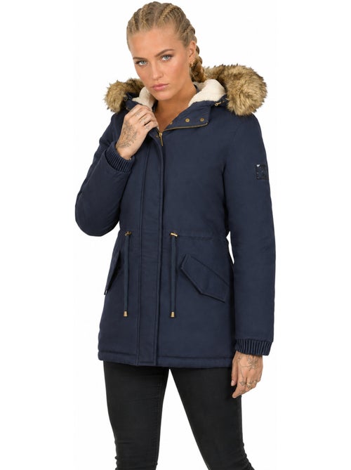 Parka com capuz e pelo sintético ampurieak – canadian peak - Kiabi Parka com capuz e pelo sintético ampurieak – canadian peak - Kiabi