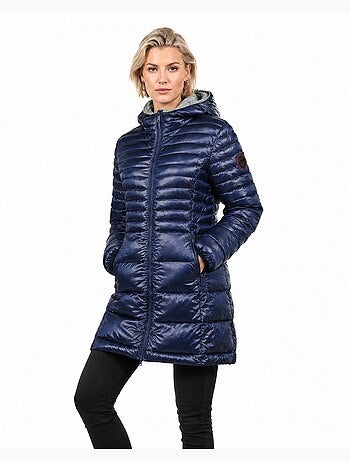 Parka com capuz e pelo sintético bodeak – canadian peak