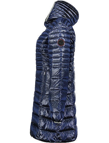 Parka com capuz e pelo sintético bodeak – canadian peak