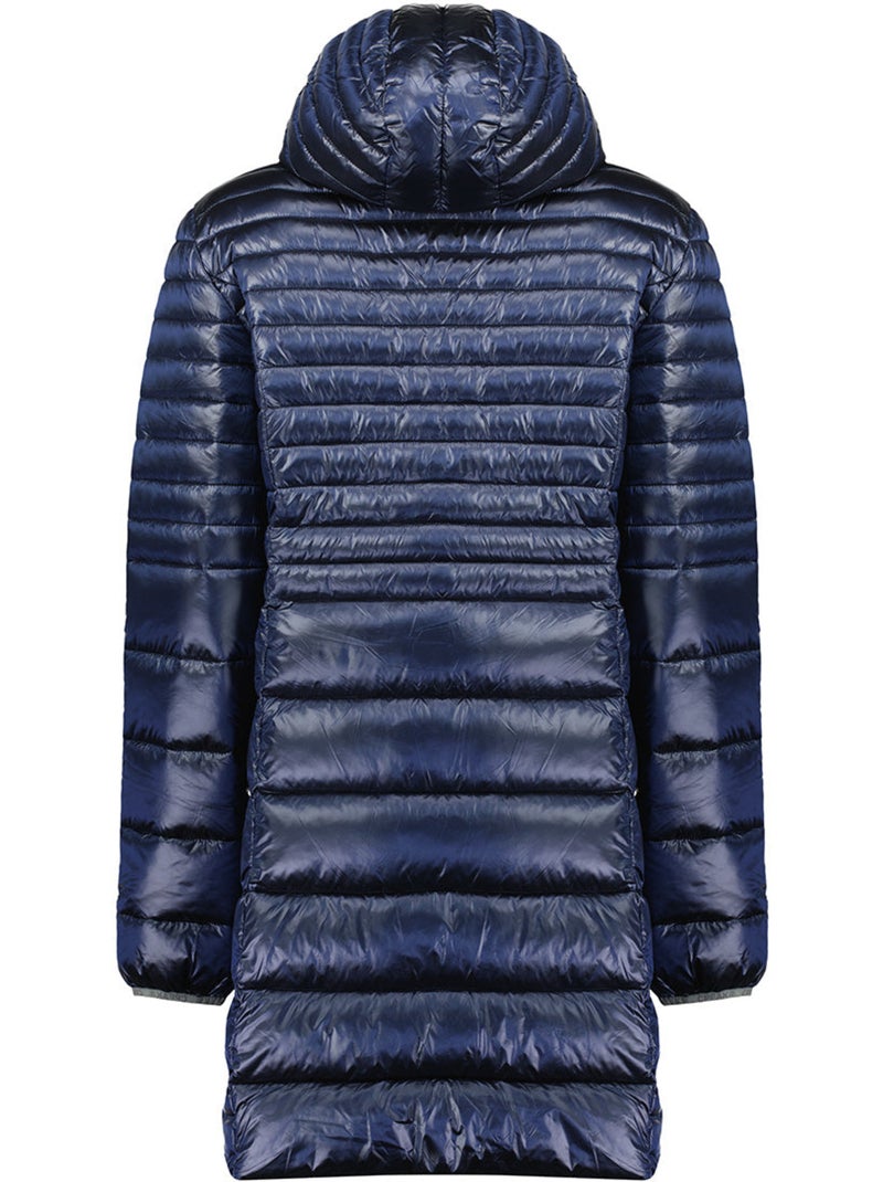 Parka com capuz e pelo sintético bodeak – canadian peak Azul-marinho - Kiabi