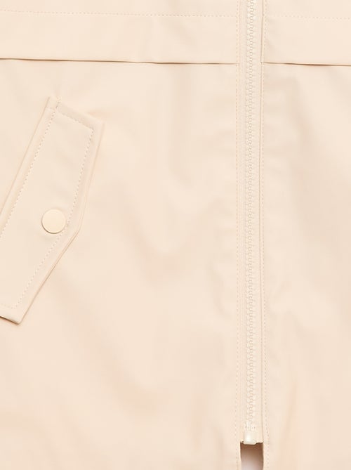 Parka com capuz em borracha - Kiabi