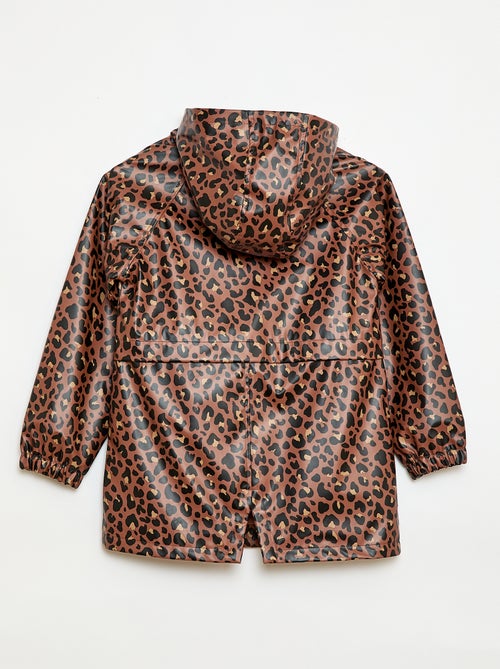 Parka com capuz em borracha - Kiabi