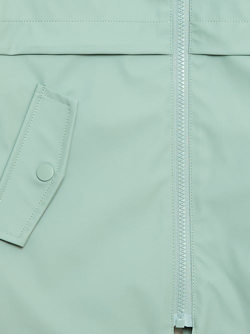 Parka com capuz em borracha - Kiabi