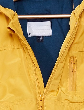 Parka com capuz forrada a jersey - Kiabi