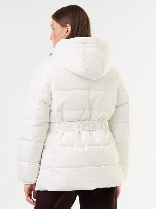 Parka com capuz forrada a pelo sintético - Kiabi