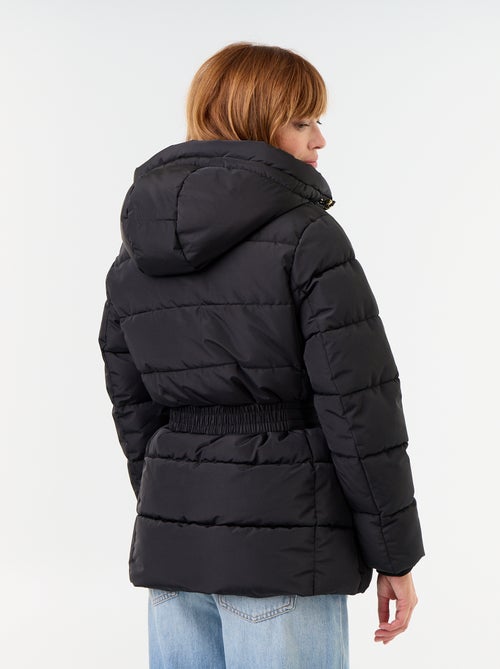 Parka com capuz forrada a pelo sintético - Kiabi