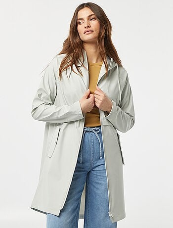 Parka com capuz impermeável