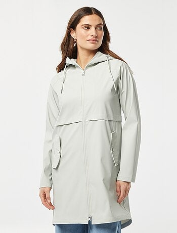 Parka com capuz impermeável
