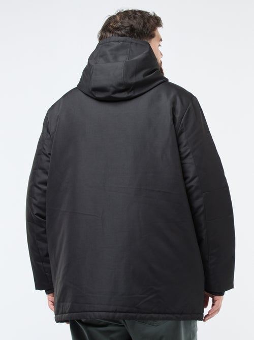 Parka com capuz lisa repelente à água - Kiabi