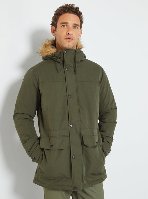 Parka com capuz 'Product' - Kiabi