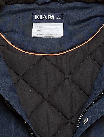 Parka com capuz repelente à água