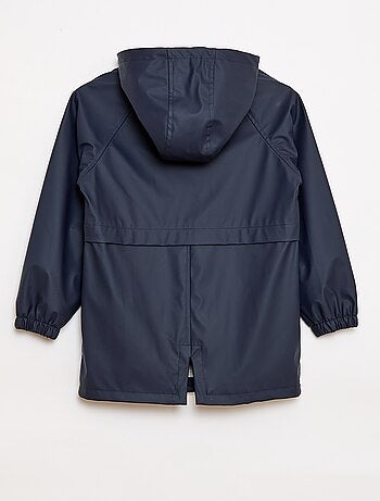 Parka com capuz repelente à água