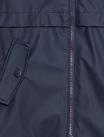 Parka com capuz repelente à água