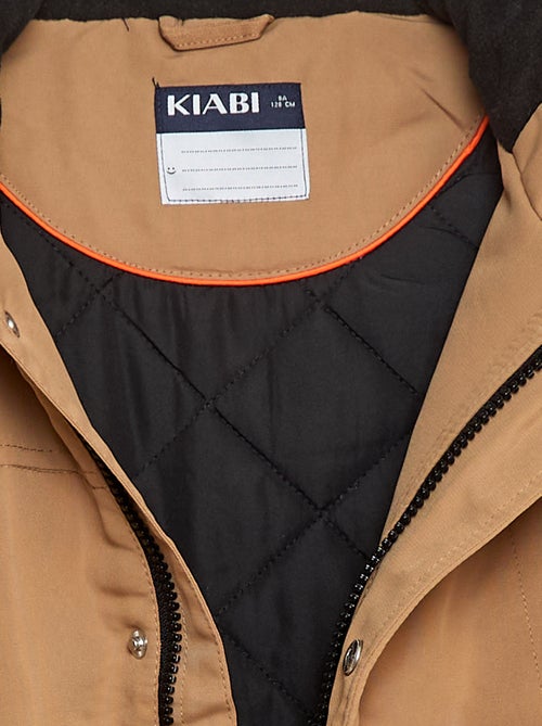 Parka com capuz repelente à água - Kiabi