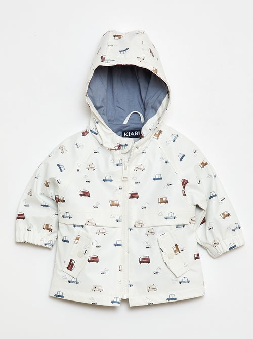 Parka com capuz repelente à água - Kiabi