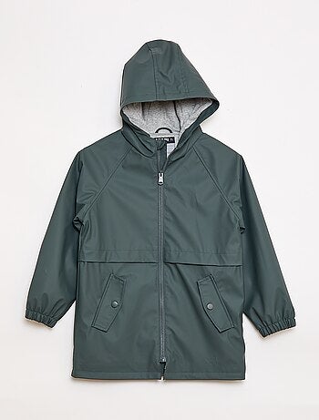 Parka com capuz repelente à água