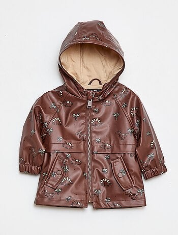 Parka com capuz repelente à água