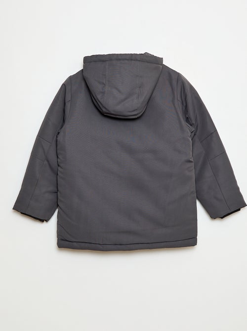 Parka com capuz repelente à água - Kiabi