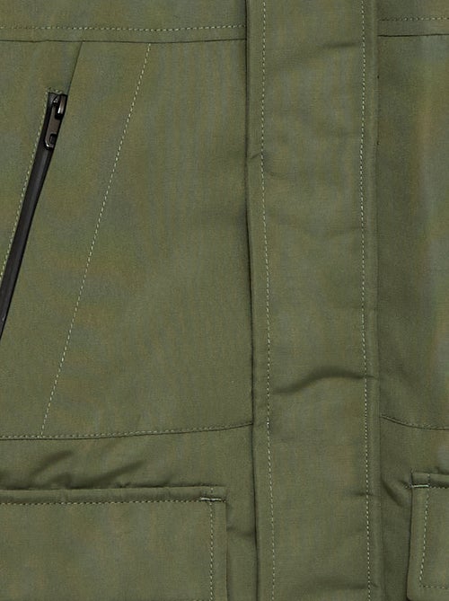 Parka com capuz repelente à água - Kiabi