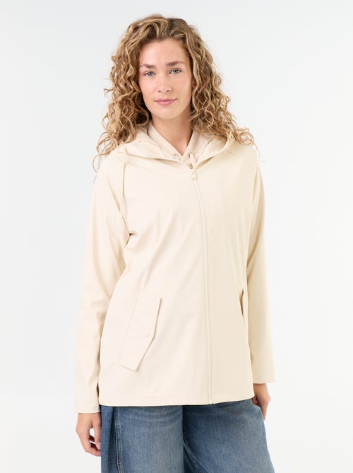 Parka com capuz repelente de água - Kiabi Parka com capuz repelente de água - Kiabi
