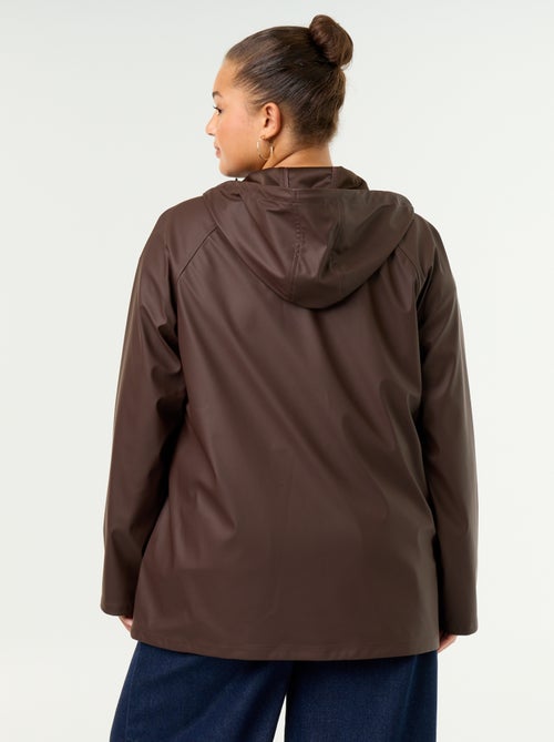Parka com capuz repelente de água - Kiabi Parka com capuz repelente de água - Kiabi