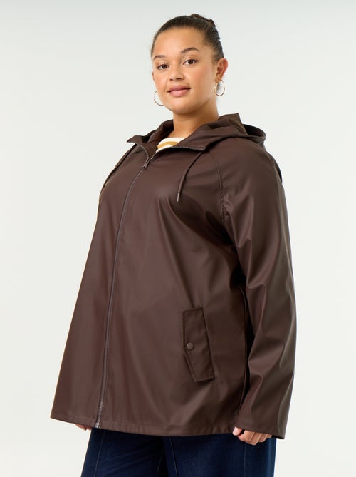 Parka com capuz repelente de água - Kiabi Parka com capuz repelente de água - Kiabi