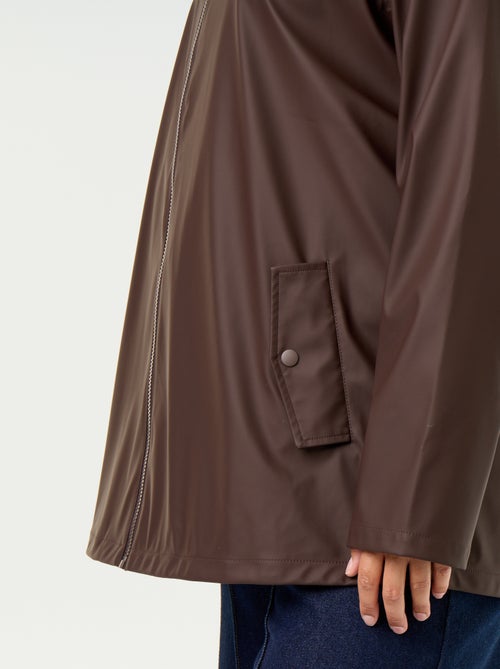Parka com capuz repelente de água - Kiabi Parka com capuz repelente de água - Kiabi