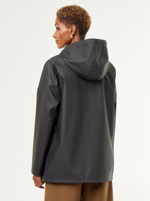 Parka com capuz repelente de água - Kiabi Parka com capuz repelente de água - Kiabi