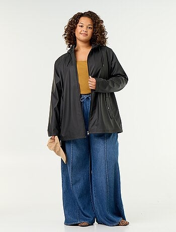Parka com capuz repelente de água