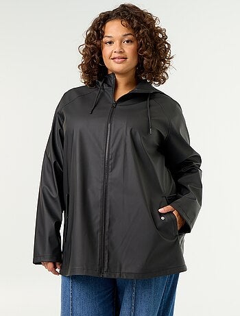 Parka com capuz repelente de água