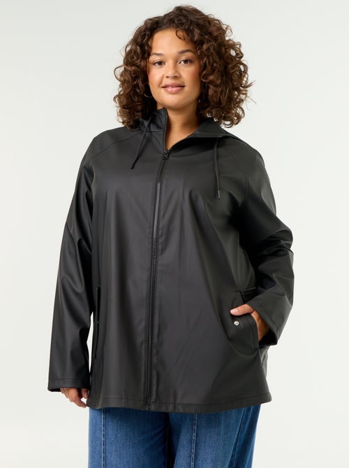 Parka com capuz repelente de água - Kiabi Parka com capuz repelente de água - Kiabi