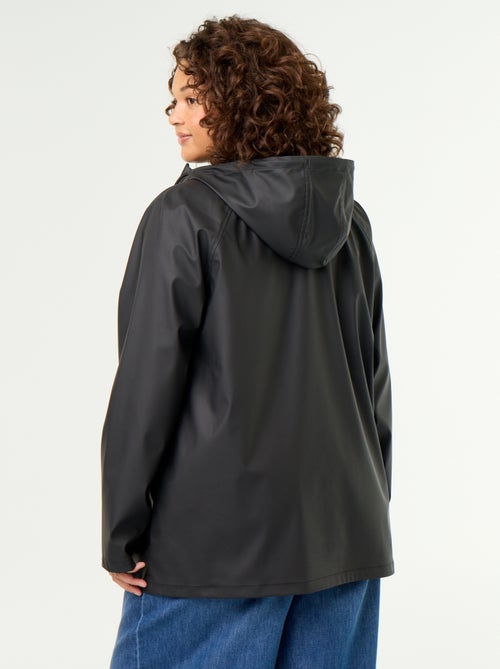 Parka com capuz repelente de água - Kiabi Parka com capuz repelente de água - Kiabi