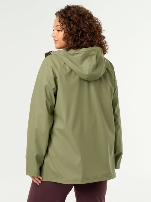Parka com capuz repelente de água - Kiabi Parka com capuz repelente de água - Kiabi