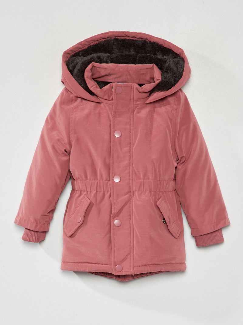 Parka com capuz ROSA - Kiabi