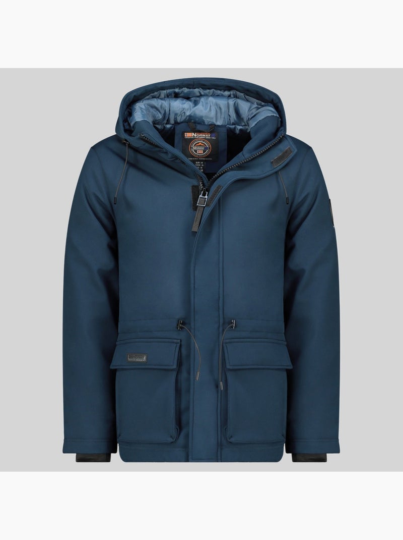 Parka com capuz ticanone – geographical norway Azul-marinho - Kiabi