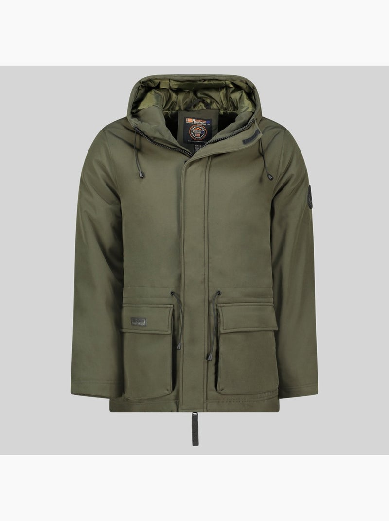 Parka com capuz ticanone – geographical norway Cáqui - Kiabi