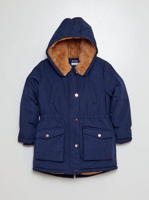 Parka com capuz totalmente forrada - Kiabi