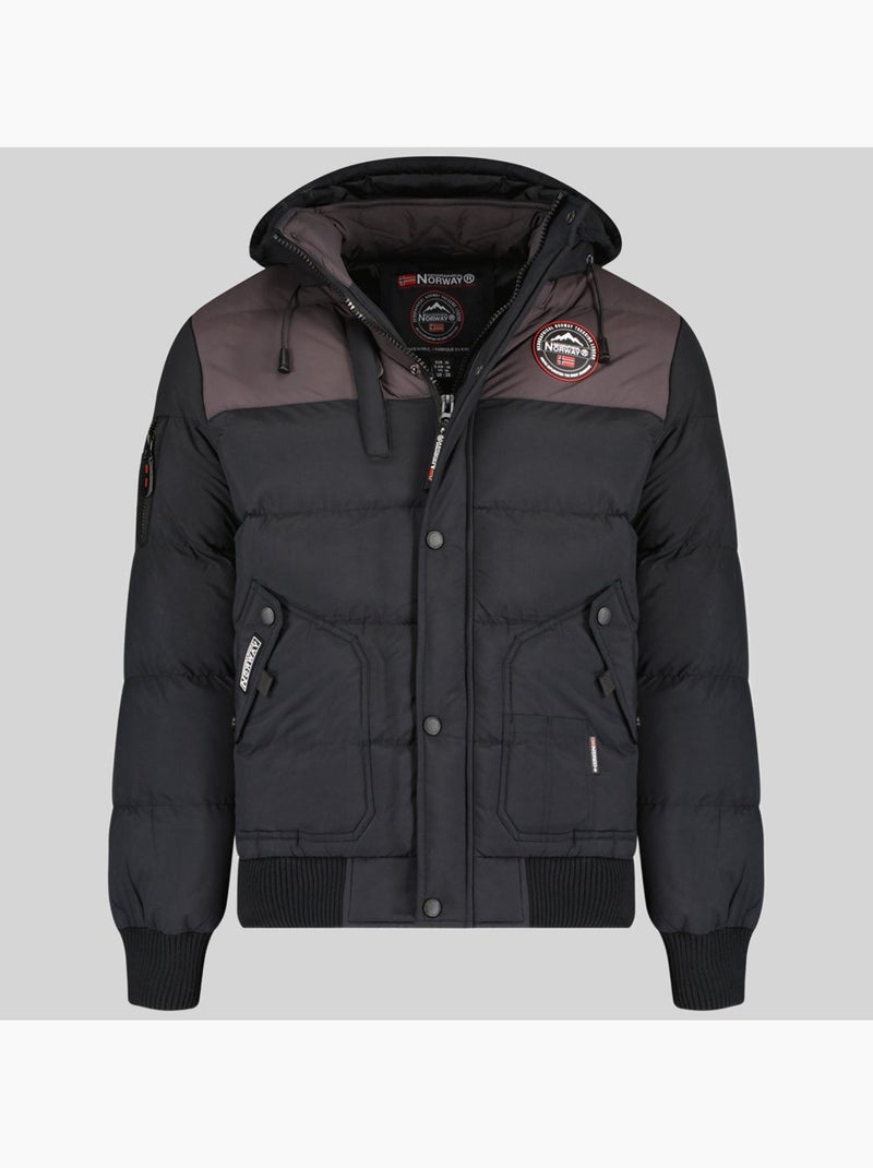 Parka com capuz volva – geographical norway Preto - Kiabi